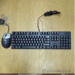 Assorted Wired USB Keyboard and Mouse Combo